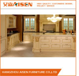 Luxury Style Carved Timber Kitchen Solid Wood Kitchen Cabinet