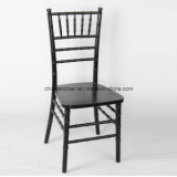 Black Solid Wood Wedding Chiavari Ballroom Chair