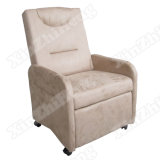 Foldable Living Room Corner Chair / Folding Leather Recliner Sofa