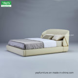 New Italian Style Minimalism True Leather Bed (YS078)