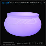 PE Material Roto Moulding Plastic LED Coffee Table