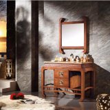 Modern Bathroom Sanitary Ware Cabinet with Mirror (GSP14-017)