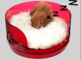 Round Acrylic Pet/Cat/Dog Bed