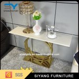 Glass Furniture Gold Metal Console Table Modern Console Table