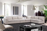 Living Room Fabric Corner Sectional Sofa with Armrest