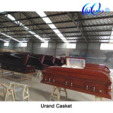 Cherry Color Best Seller Chinese Wholesale Velvet Casket and Coffin
