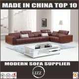 Modern L Shaped Furniture Adjustable Headrest Sofa Lounge