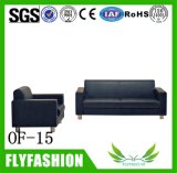 of-15 Modern Double Office Sofa Comfortable PU Leather Sofa