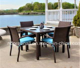 Outdoor Rattan Wicker Dining Table and Chair Patio Furniture