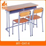 Plastic School Classroom Furniture with Wood Top