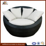 Rattan Outdoor Round Daybed with Waterproof Cushion- (WF050050)