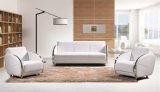 White New Design Metal Armrest and Legs PU Home Sofa