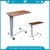 with Wooden Dining Tables Height Adjustable Hospital Over Bed Tables on Wheels