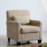 Factory Classical Wooden Frame Hotel Lobby Fabric Chair (SP-HC604)
