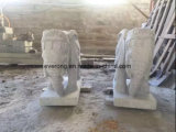 Cheaper Garden Animal Statues Stone Carving, Southeast Asia Grey Granite Elephant Sculpture