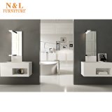Euro Style Cheap Oak Wood Bathroom Furniture Cabinet
