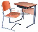 Cheap School Manufacturers Wooden Classroom Furniture Price List Study Single Desk and Chair