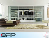 Modern Style Lacquer Wooden Closets Walk in Wardrobes with Glass Door