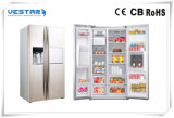 110V DC Open Display Double Door Stand Refrigerator