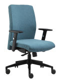 Middle Back Computer Chair Office Fabric Chair with Armrest (LDG-813B)