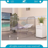 AG-CB014 with 304 Stainsteel Steel Frame Two Cranks Hospital Child Bed