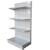 Single Sided Perforated Supermarket Display Shelf