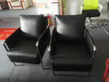 1 Cbm Per Set Office Sofa, Steel Frame Leather Sofa (6927)