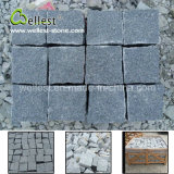 Best Price Natural Sides Black Granite Pathway Cobble