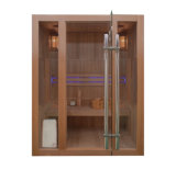 Wood Panel Steam Sauna Rooms, Portable Stove Sauna Cabin