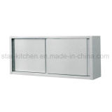 C02-A07 Stainless Steel Hungup Storage Cabinet with Sliding Doors