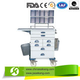 Practical Multifunctional Hospital Stainless Steel Anaesthetic Trolley