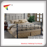 New Design Cheap Metal Double Bed (HF041)