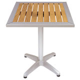 Aluminum Wooden Patio Table (DT-06270S3)