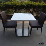 Restaurant Furniture Table White Solid Surface Dining Table