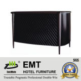 Elegant Black Mesh Facing Design Wooden Decorative Cabinet (EMT-DC06)
