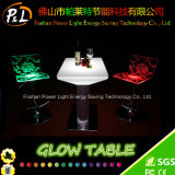 LED Light Furniture Plastic Glowing Coffee Table