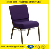 Wholesale Cheap Stacking Metal Connectable Church Chair Connectable
