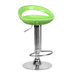 Modern Height Adjustable Base Bar Stools with Plastic Seating (FS-T6004)