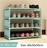 Shoe Cabinet Shoes Racks Storage Large Capacity Home Furniture DIY Simple Portable Shoe Rack (FS-06F)