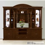 MDF U Shaped TV Cabinet Wood Living Room Furniture