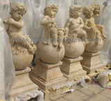 Stone Marble Carving Angel Sculpture Cherub Statue (SY-X0157)