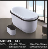 Family Bathroom Sanitary Ware SPA Freestanding Bathtub (619)