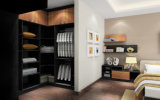 New Wooden Melamine Bedroom Wardrobe Closet for Hotel Project (zy-033)