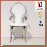 White Luxury Crown Royal Wedding Chair Banquet Chair