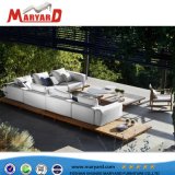 High Quality Durable Polyester Fabric Outdoor Teak Sofa Popular in Australia and New Zealand