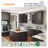 Espresso Modern Modular Kitchen Cabinet Solid Wood Factory Directly