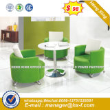 Modern Steel Metal Base Fabric Upholstery Leisure Chair (HX-sn8006)