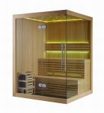4-6 Person Dry Steam Luxury Solid Red Cedar Wood Sauna (M-6031)