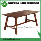 Solid Oak Wood Rectangle Dining Room Table