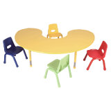 New Item Kindergarten Party Plastic Table and Chairs Set, Game Play Table